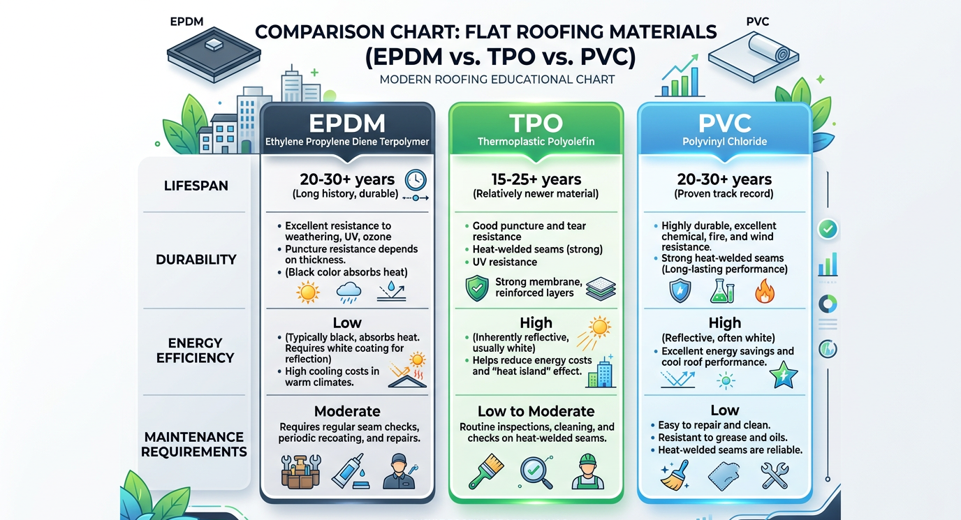 How to replace a flat roof