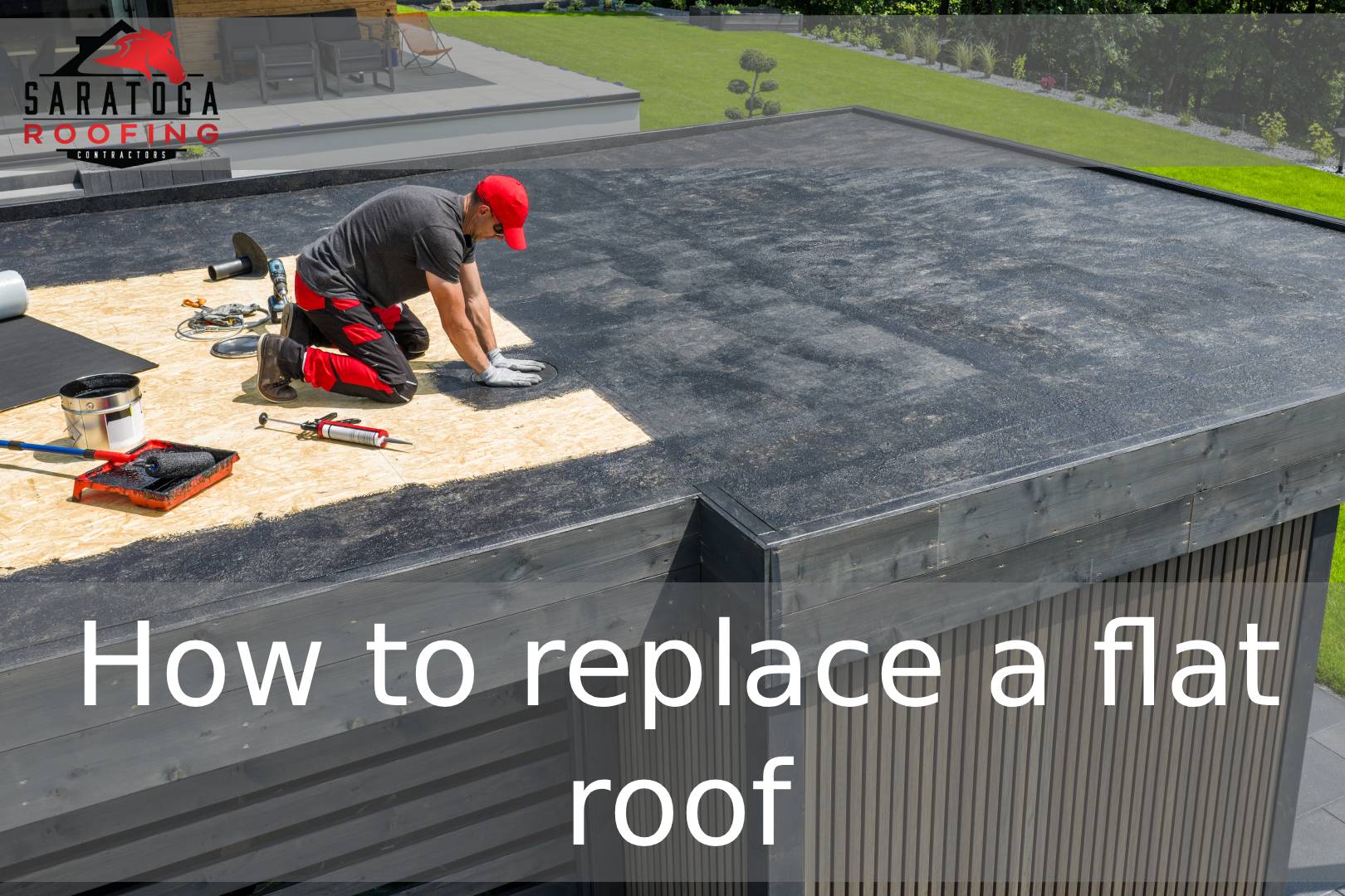 How to replace a flat roof