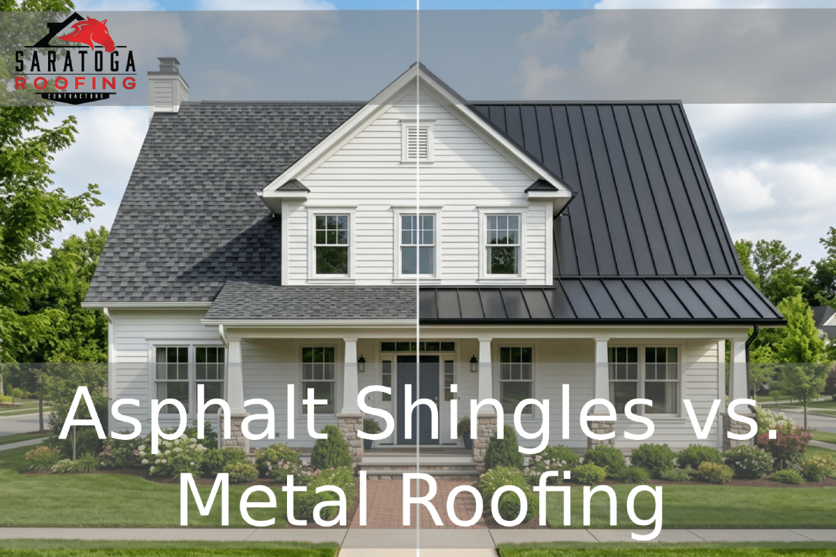 Asphalt Shingles vs. Metal Roofing