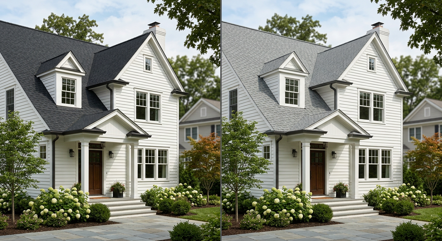 Best Roof Colors for a White House