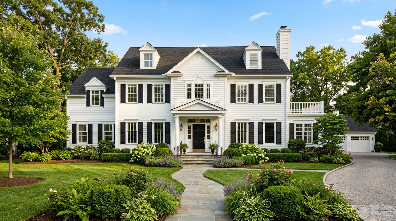 Best Roof Colors for a White House